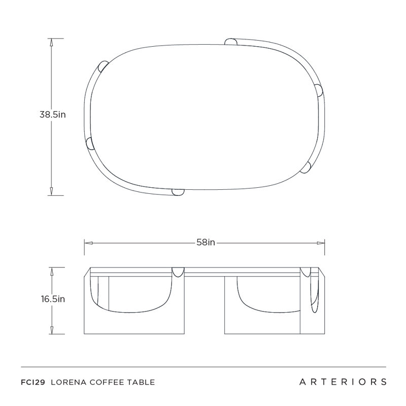 Lorena Coffee Table, Jungle