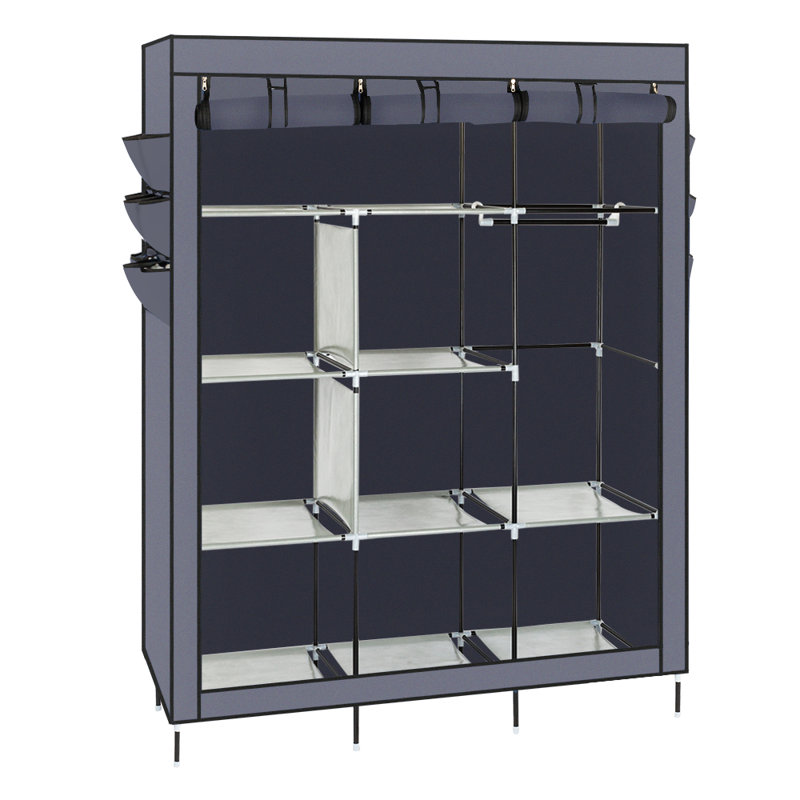Rangement portatif l 17,72 po Southmead, Gris
