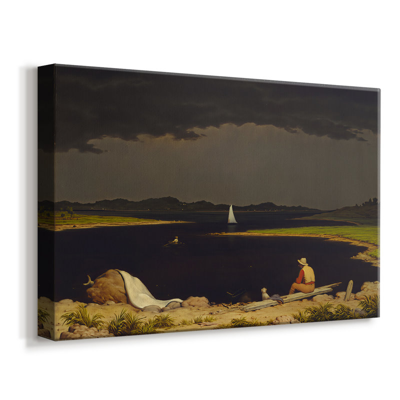 Approche de la tempête de tonnerre - Martin Johnson Heade - Toile tendue avec châssis - 1859, 12 x 18