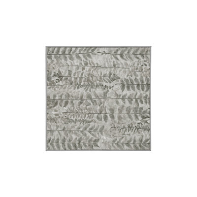 Tapis gris lavable à la machine