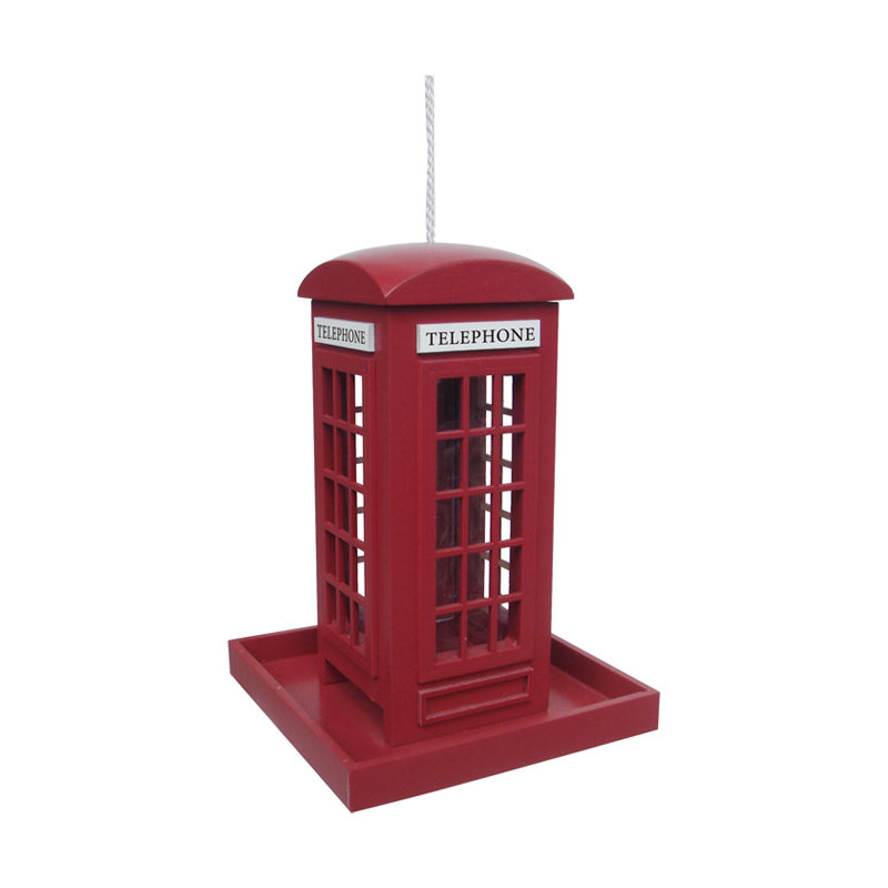 Historic Reproductions Wood Hanging Decorative Bird Feeder