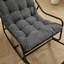 Chaise berçante d'extérieur avec coussin épais-129891667-129891670