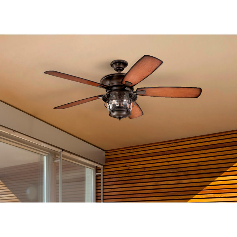 Yarrowsburg 52'' Ceiling Fan with Light Kit, LED