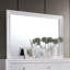 Commode avec miroir Miroir à bijoux caché