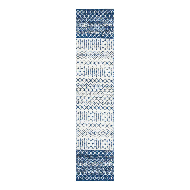 Somerville Geometric Indoor Rug, Runner 2'7" x 12'