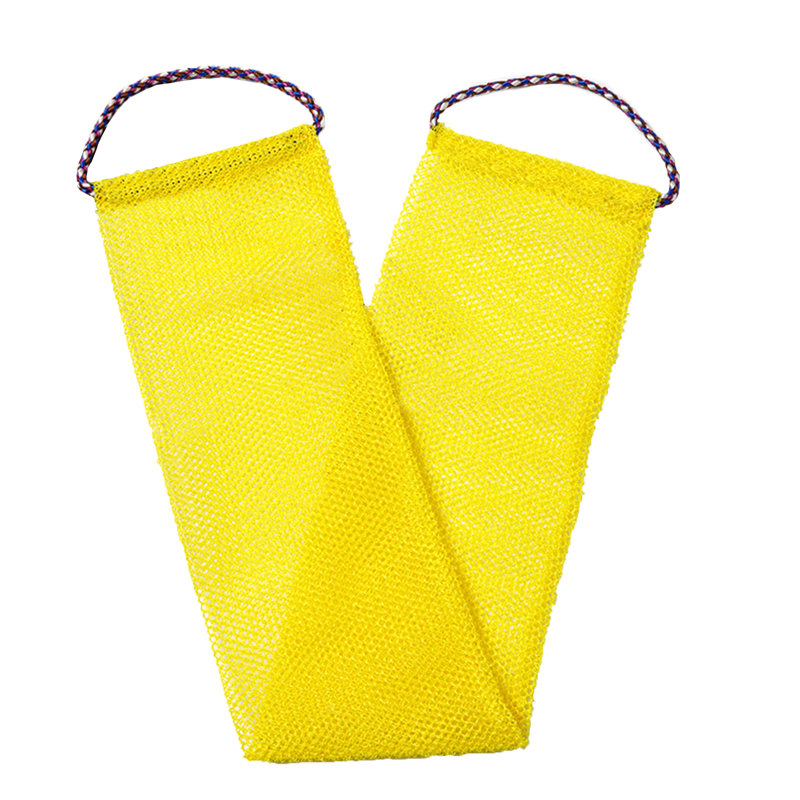 Elastic African Bath Net Sponge With Dual Hand Straps, Nylon Deep Exfoliating Shower Cloth For Back & Full Body, Multi-purpose For Bath & Cleaning