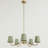 Corda Wrought Iron 5-Light Chandelier-957192710-971831255