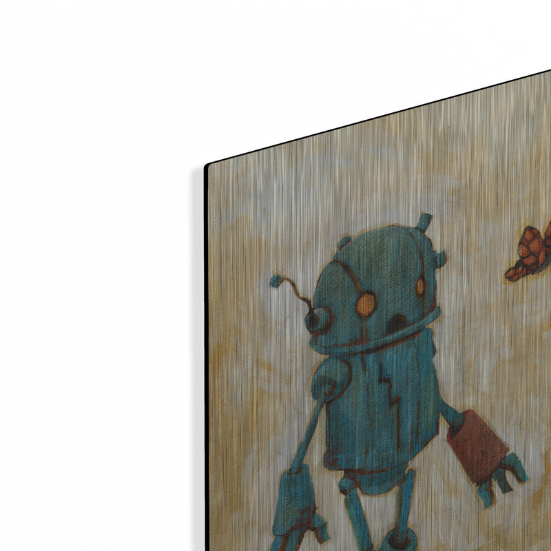 Luxe Métal Art «Rustbot V» par Craig Snodgrass, Met «Rustbot V» par Craig Snodgrass, H 24 po x l 16 po