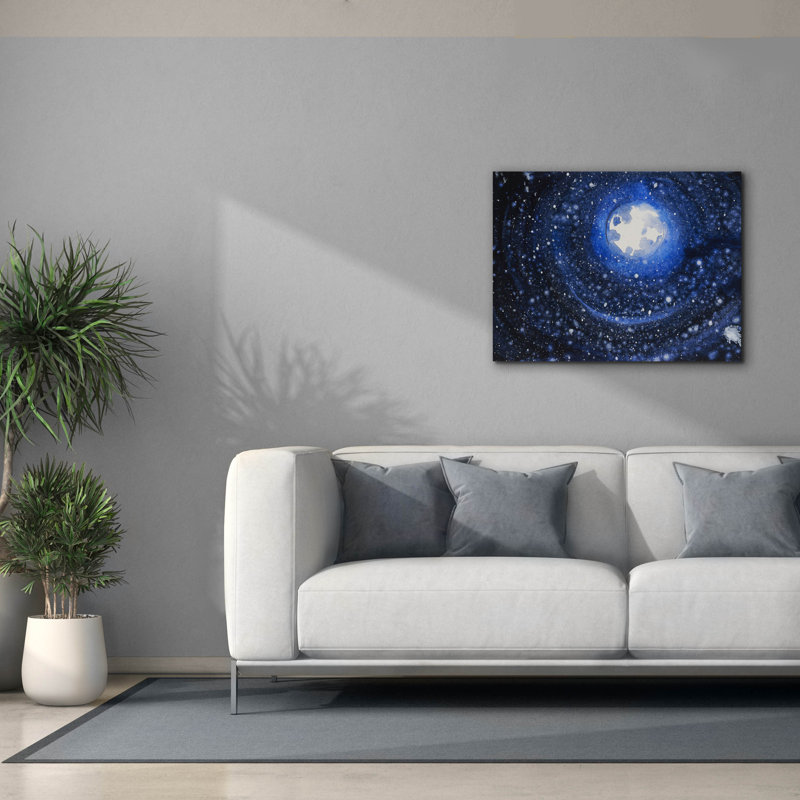 «Starry Night Sky 4» par Erin McGee Ferrell, art mural sur toile, H 26 po x l 34 po