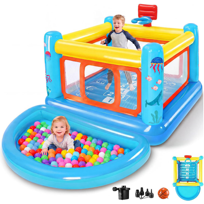 Jeu gonflable pour enfants 5,58 pi x 8,83 pi Adam