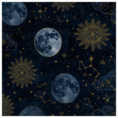 Édredon Moon Sun Constellations