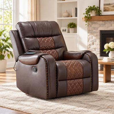 Faux Leather Recliner