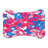 Ruby and Azure Flowers - 1 Piece Bone Shape Feeding Mat-101344915