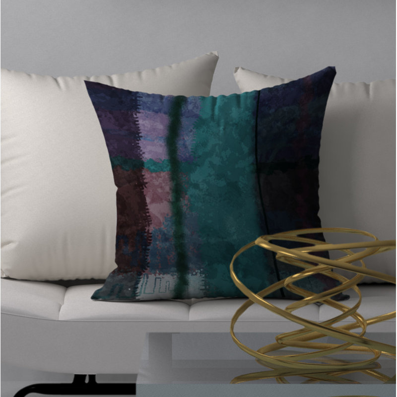 Housse de coussin carrée/insert, 18" x 18"
