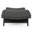 Chaise longue Pe - gris, 15,21 po Hauteur, ergonomique, imperméable, sans assemblage,