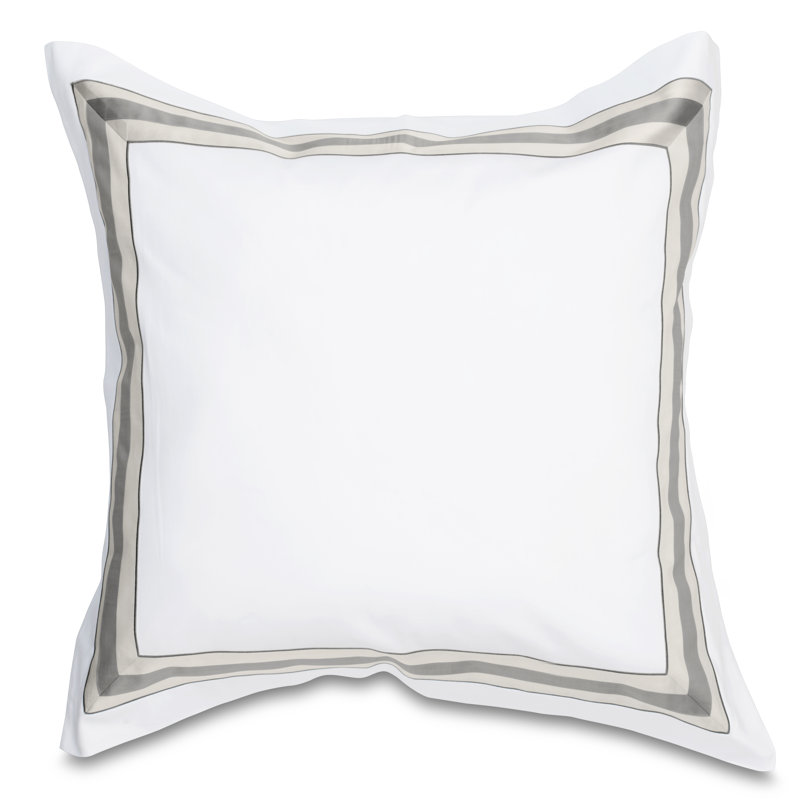 Dimora Sham, Pearl/Lead Gray, Euro