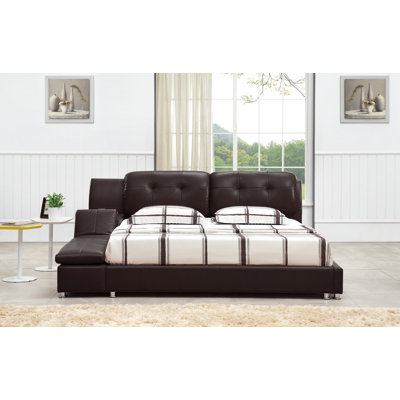 Lit plateforme tapissier Muski