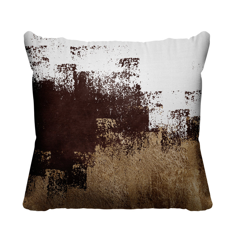 Abstract Outdoor Reversible Throw Pillow, 19H" x 19W", 15H" x 15W"