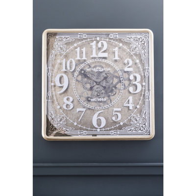 Petersfield Metal Wall Clock