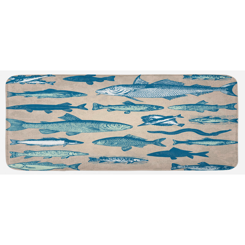 Tapis de cuisine fish