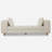 Helmuth Oversized Ivory Bench