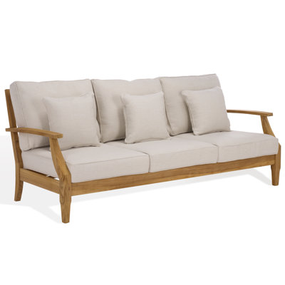 Clairmont Teakwood Patio Sofa by Birch Lane