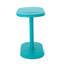 Patio Bistro Furniture - Fer de jardin en fer bleu sarcelle, mat, 2 chaises et table ovale