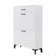Rangement pour chaussures, range-chaussures autoportant avec 2 tiroirs rabattables, range-chaussures dissimulé-519154059