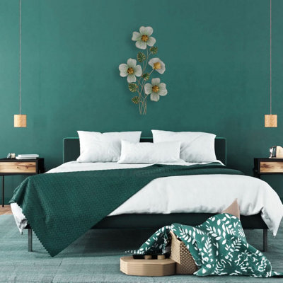 3D Daffodil Wall Art – Vibrant Floral Metal Decor for Living Rooms & Bedrooms