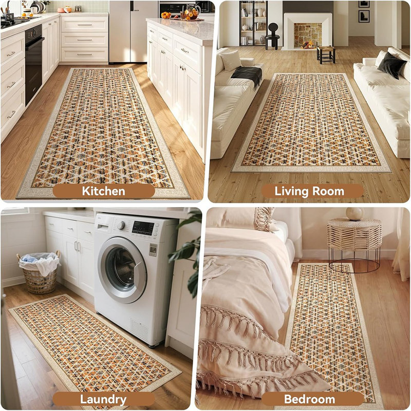 Tapis de couloir lavable et antidérapant