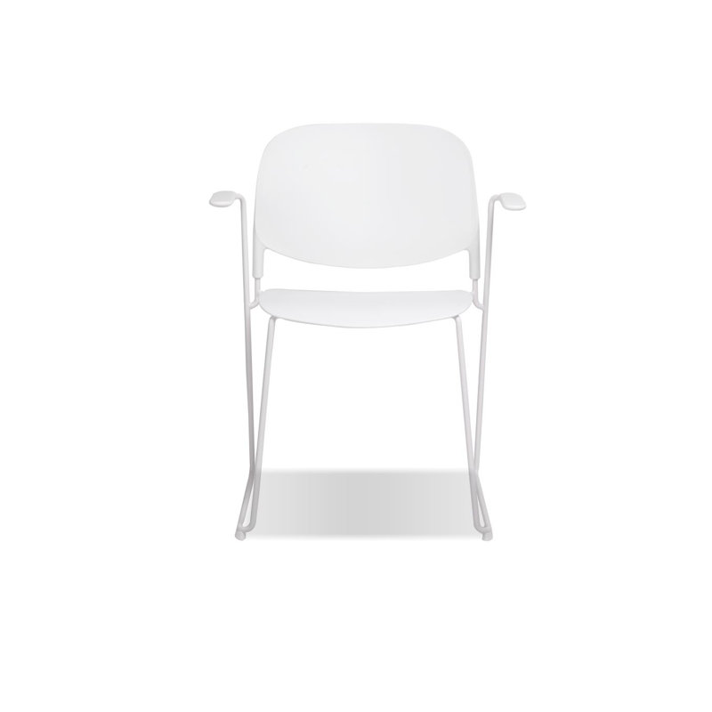 Fauteuil de salle à manger Calvin, Blanc
