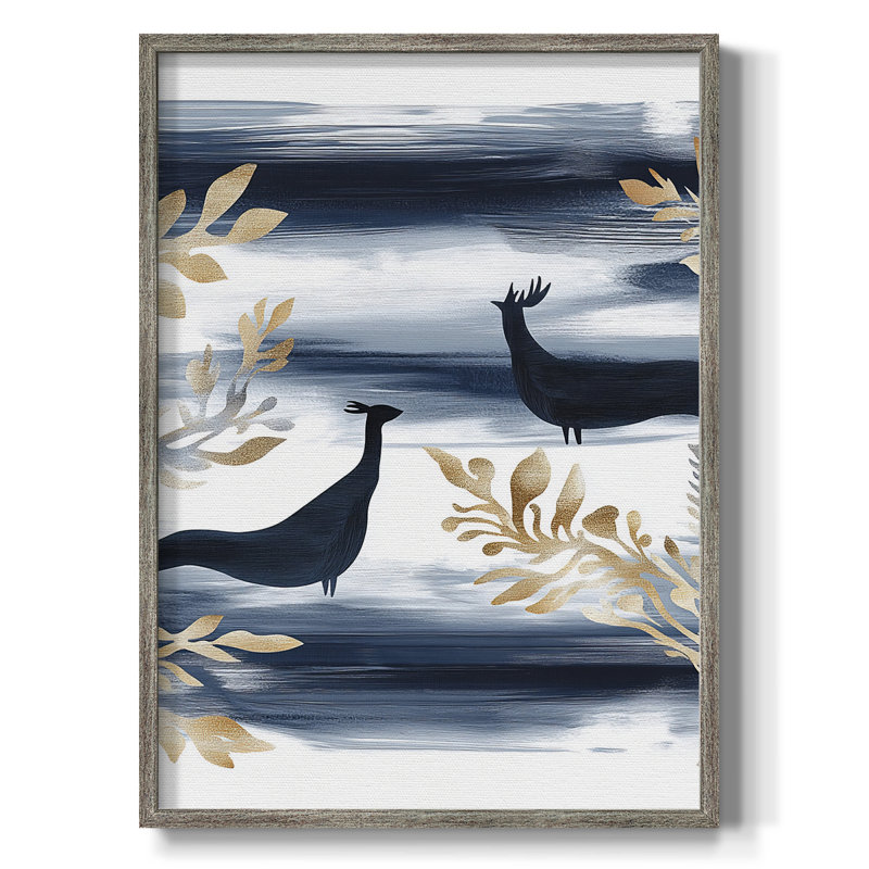 «Christmas Holiday Art CCLV III», reproduction encadrée - bois massif, H 11 po x l 9 po