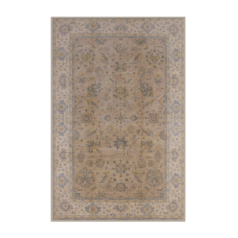Tapis oriental beige / brun Ardag, Tapis de couloir 2 pi x 5 pi