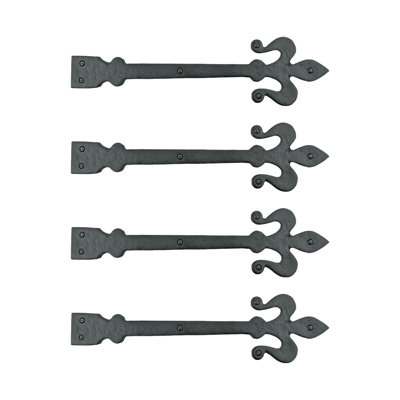 Charnière de porte simple à fixation en surface h 4,25 po x l 0,15 po