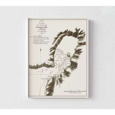 Désenchantement de la baie de l'Alaska - Espinosa et Tello, 1802, idée d'art de l'Alaska antique, impression de carte de l'Alaska, affiche de la baie des États-Unis