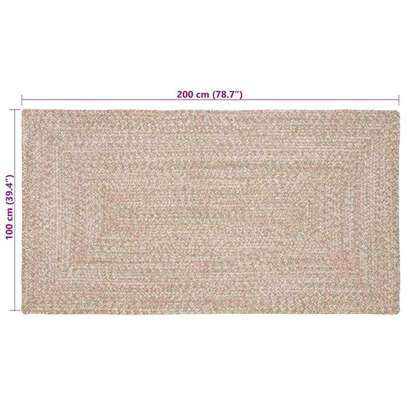 Solid Colour Standard Area Rug, Runner 100 x 200cm