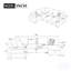 Canapé-lit modulaire en U 109 po avec deux ports USB-1215789044