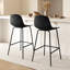 Tabouret de comptoir en polyuréthane à dossier bas H 26 po Botyo-895150719-894026192