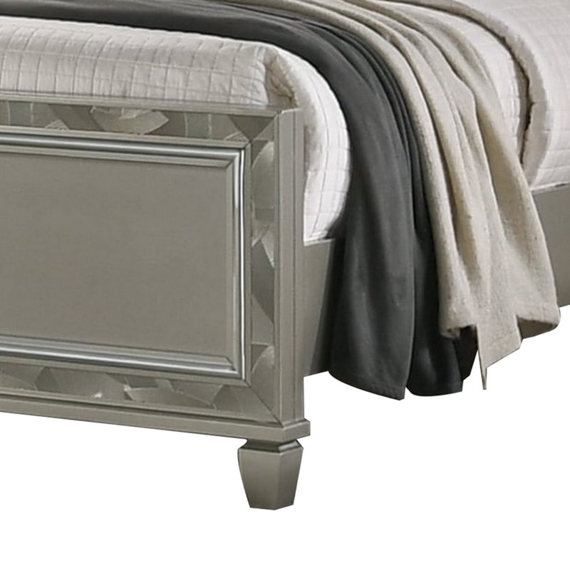 Lit plateforme tapissier Kimathi, Grand