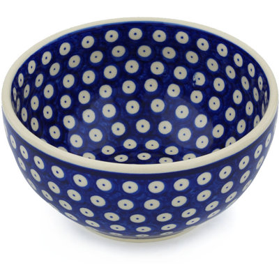 Blue Eyed Peacock 51 oz. Rice Bowl