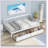 White Twin Bed