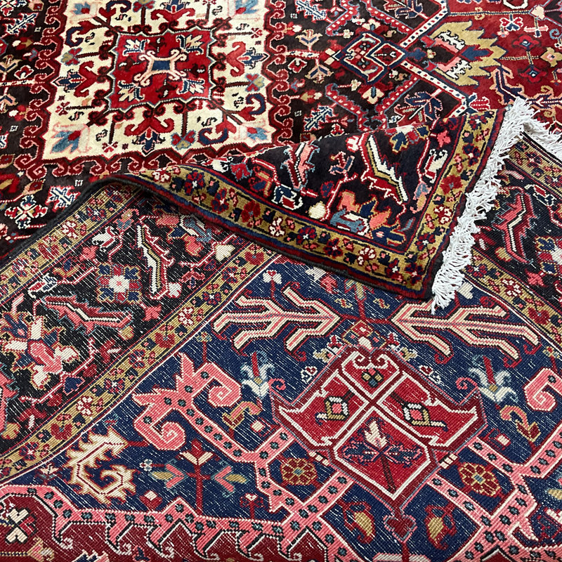 HERAT ORIENTAL Handmade Heriz Wool Rug