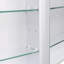 Kitterman Surface Framed Mirrored Bathroom Cabinets with Mirror and 3 Adjustable Shelves