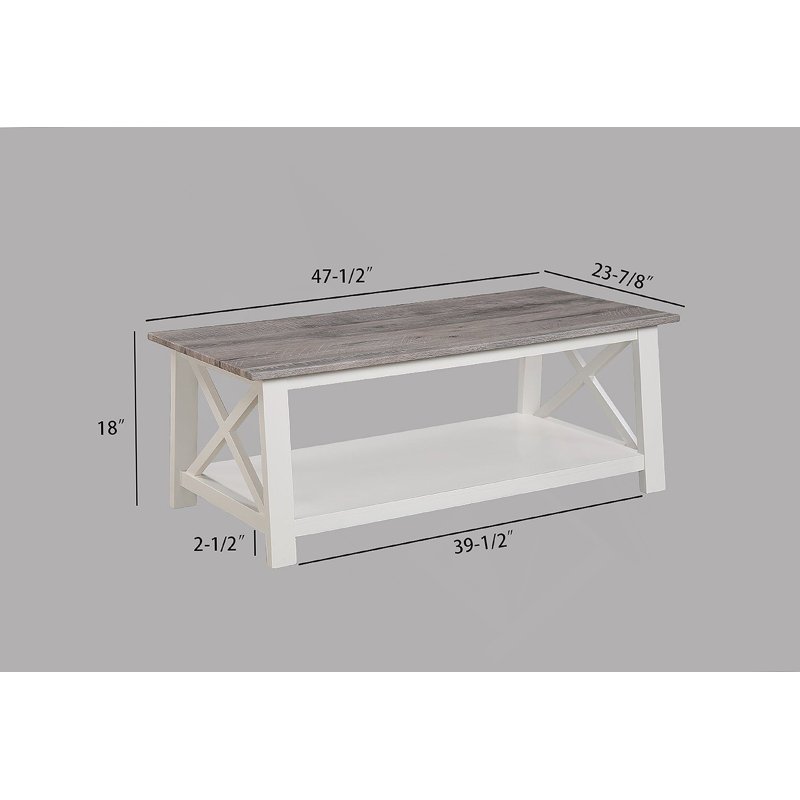 Table basse rectangulaire