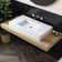 35'' Wall Mounted Bathroom Sink Solid Surface Rectangular Bathroom Sink