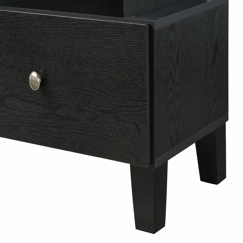 Console de meuble télé 1Pc Modern Elegant White Finish