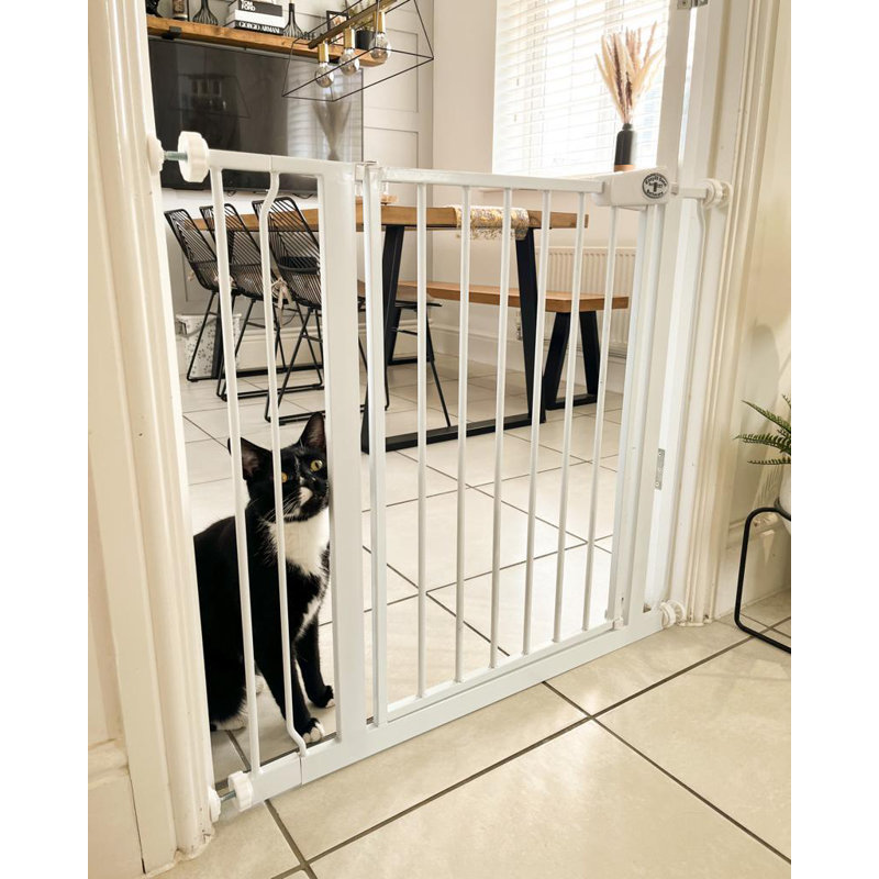 Kimpel Metal Pressure Mounted Pet Gate, 87.9-95.9cm