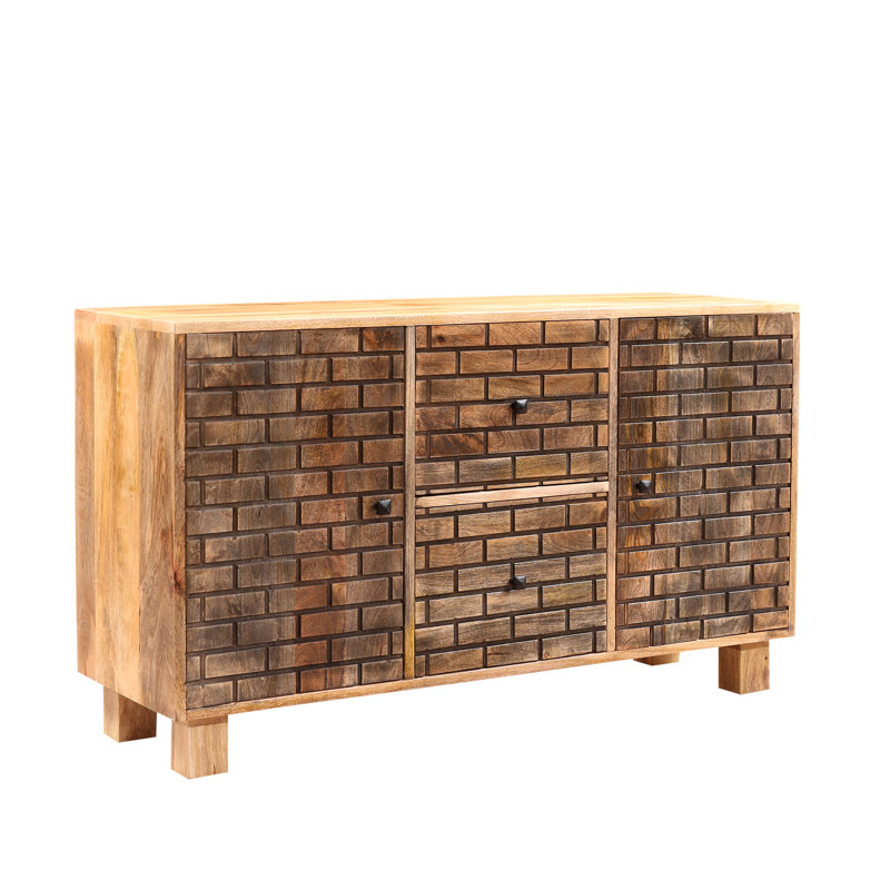 Cecina 120cm Solid Wood Sideboard