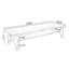 Bureau rectangulaire en bois massif Burlywood-484622793