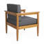 Fauteuil club d'extérieur pour patio